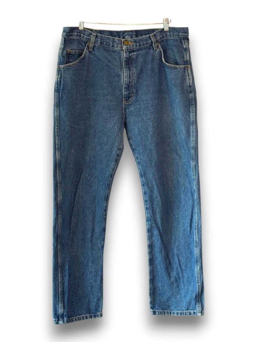 Wrangler Hero 96501DS Vintage Mens Regular Fit Jeans 38x30 Blue Denim